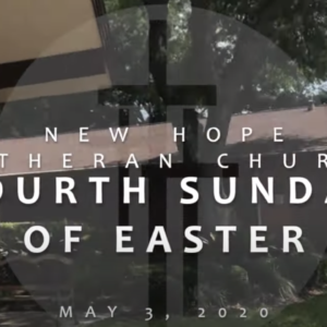 Fourth Sunday of Easter 2020