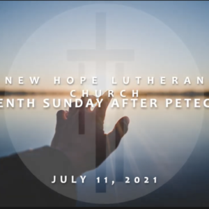 Seventh Sunday after Pentecost 2021